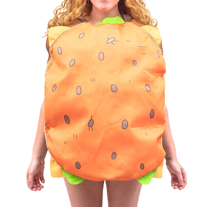 Adult Food 3D Sandwich Spicy Chicken Pizza Taco Burger Halloween Costume Cosplay