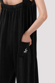 Bloch Adults Isabella Velvet Jumpsuit, Black U12005