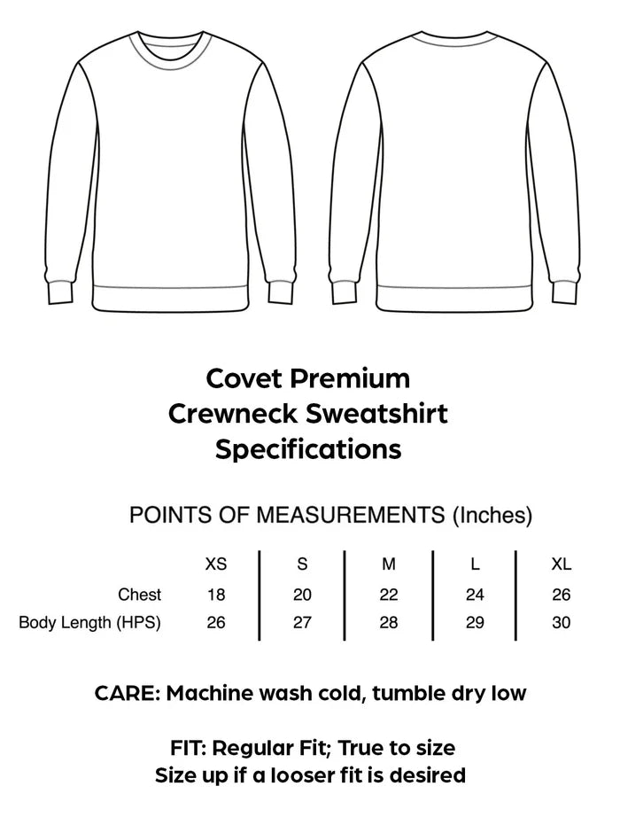 Covet Dance Dead Pointe Shoe Club Crewneck, DPC-SS