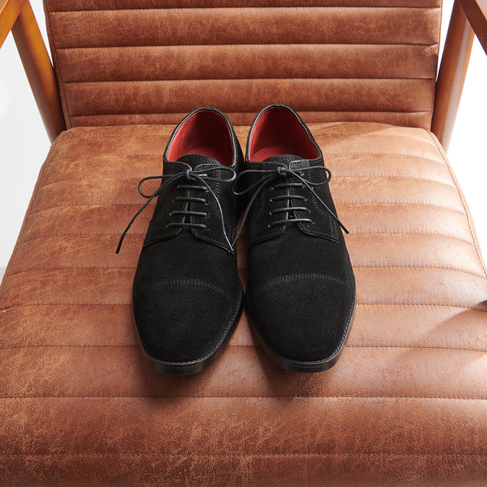 Derby - Black Suede