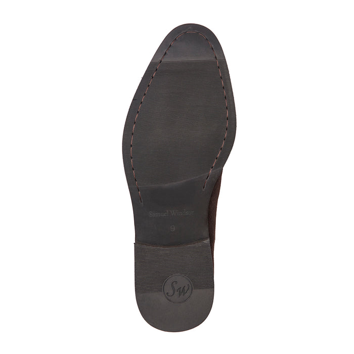 Derby - Brown Suede