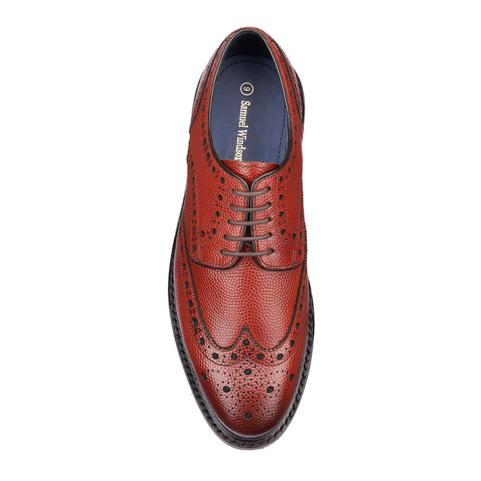 Derby Brogue - Chestnut Grain
