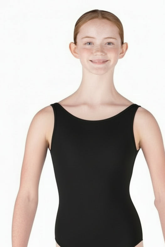 Eurotard Kids Microfiber Open Back Tank Leotard, 44492c