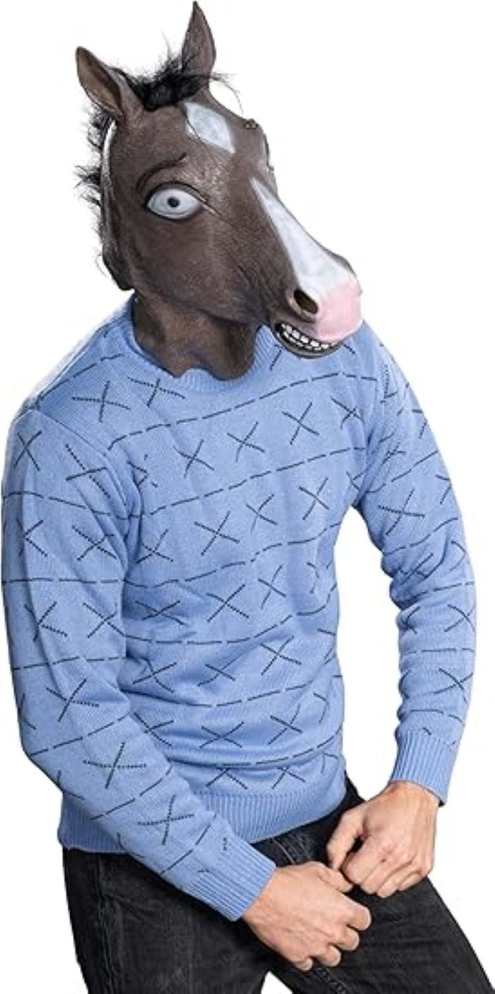 Funny Cartoon TV Series Jack Horse Guy Halloween Costume Cosplay Mask - TVStoreOnline