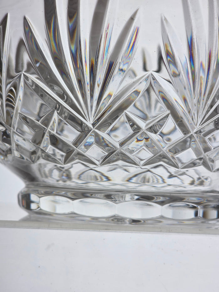 Hand Cut Glass vase