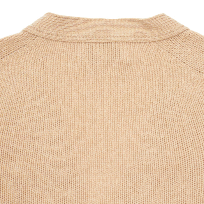 Harley Lambswool Cardigan in Sandstorm