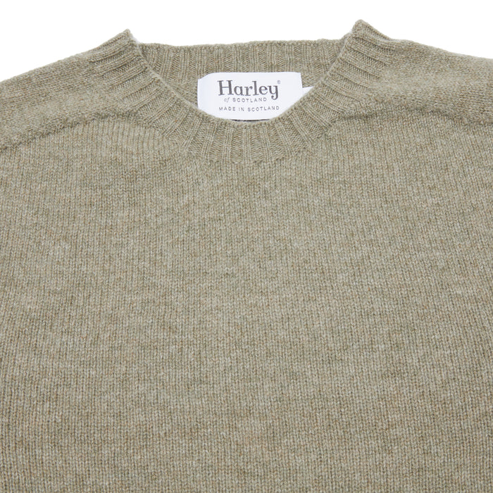 Harley Lambswool Jumper in Greensand