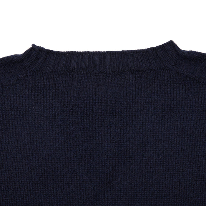 Harley Women's Crew Neck Geelong Jumper in Nero Navy