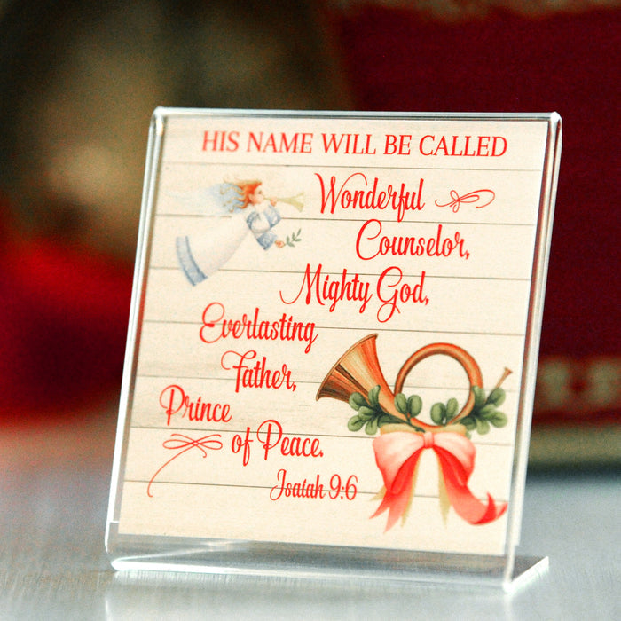 His Name Will Be Called (Isaiah 9:6)- Framed Mini Print