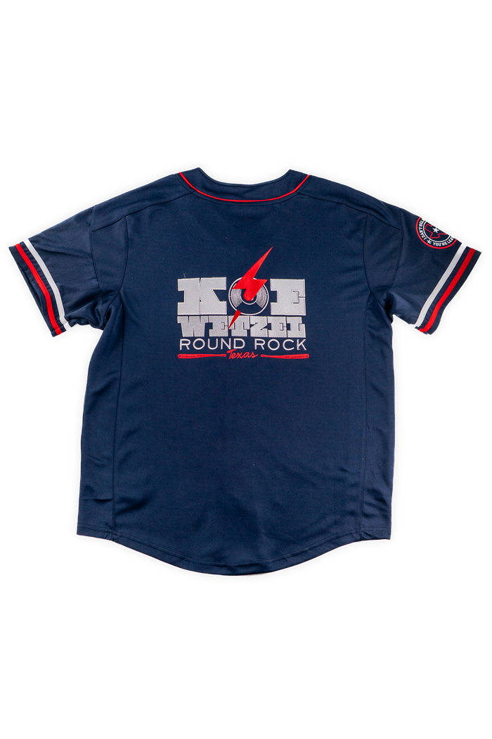 Koe Wetzel x Round Rock Express baseball jersey back