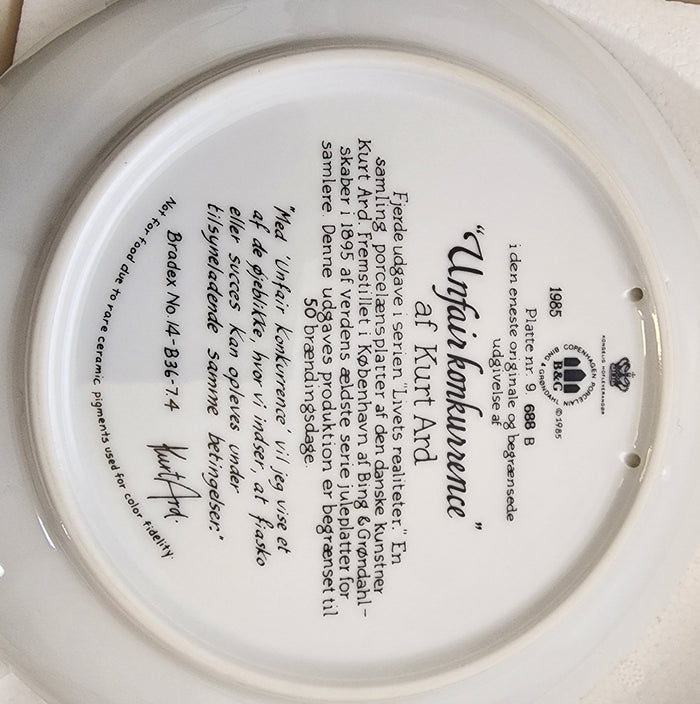 Kurt Ard collectors plate