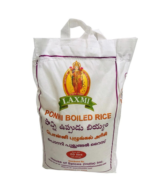LAXMI - Ponni Boiled Rice – 20Lbs - Daily Fresh Grocery