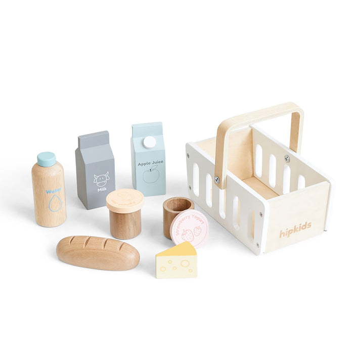 Little Grocer Bundle with Grocer Stand and Grocer Basket