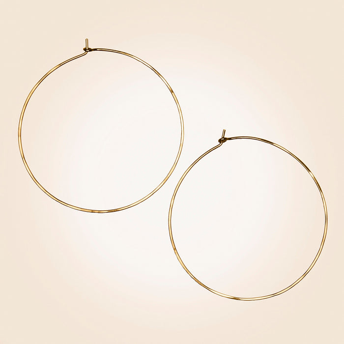 Lotus Jewelry Studio Round Hoop Earrings