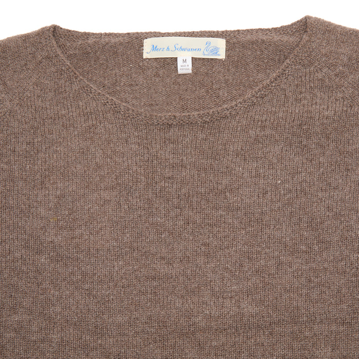 Merz b Schwanen Women's Cashmere Raglan Sweater in Grain