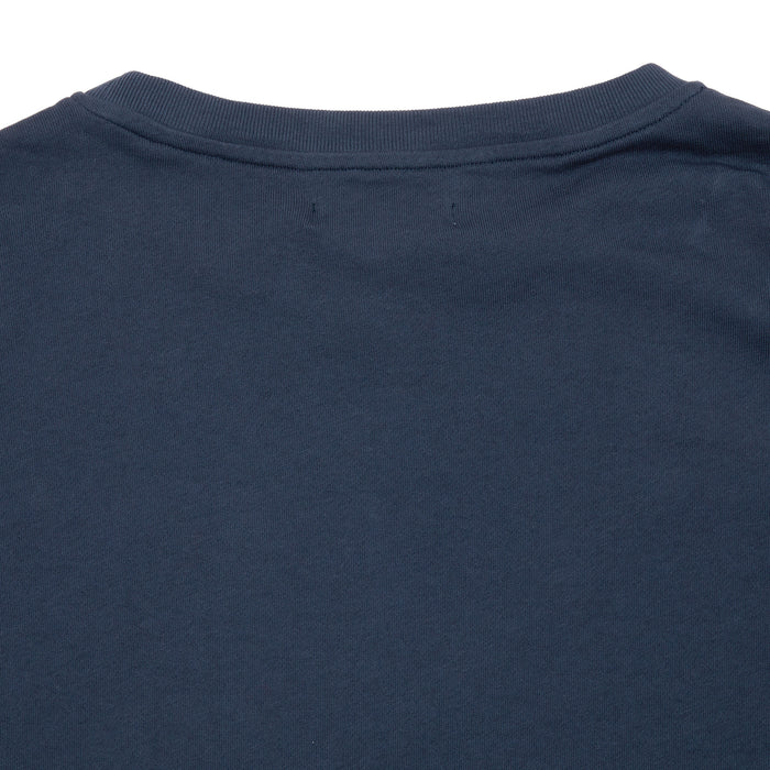 Merz b Schwanen Women's Cropped Sweatshirt in Denim Blue