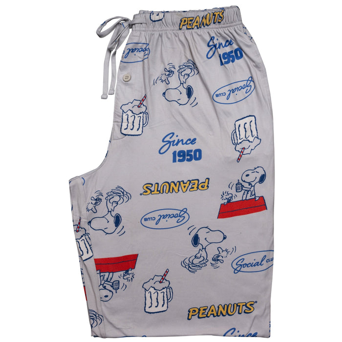 Peanuts Since 1950 Gray Adult Unisex Lounge Pants - TVStoreOnline