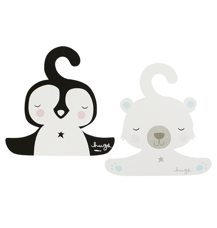 Penguin And Polar Coat Hanger