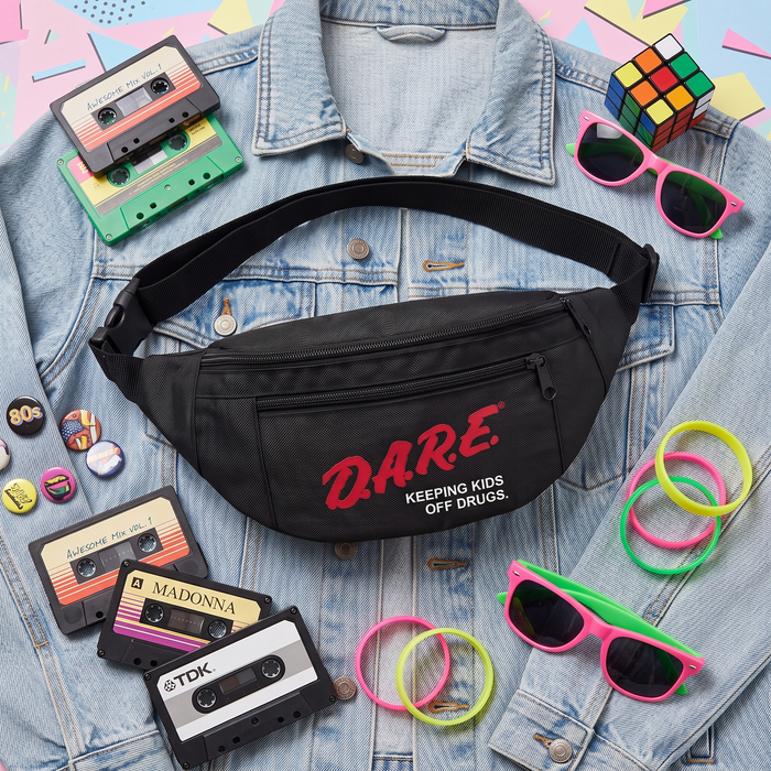 Retro 1980s-1990s D.A.R.E. Logo Fanny Pack (3 Color Options) - TVStoreOnline
