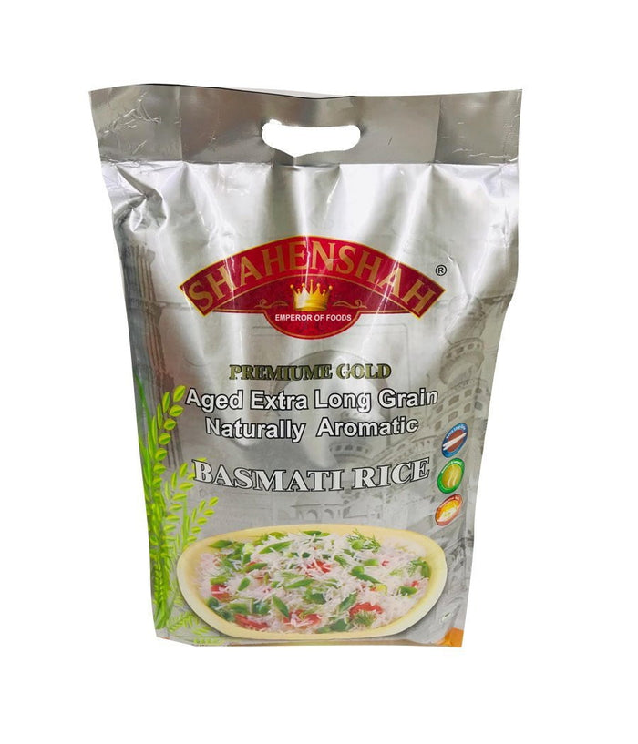 SHAHENSHAH – Premium Gold – Basmati Rice – 20Lbs - Daily Fresh Grocery