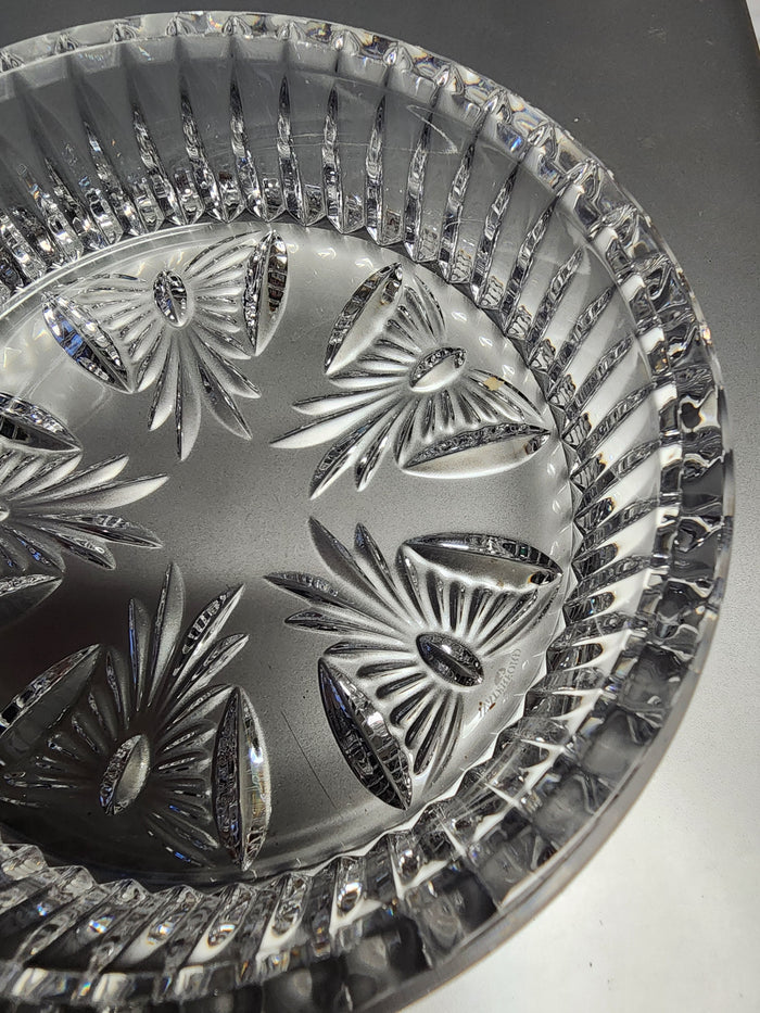 Signed Waterford crystal wine coaster