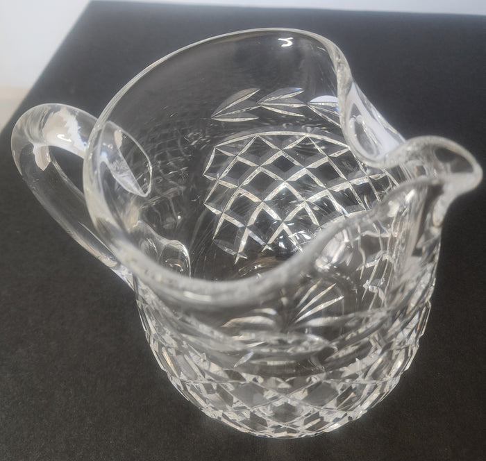 Signed Waterford Hand Cut crystal pitcher Irish Crystal