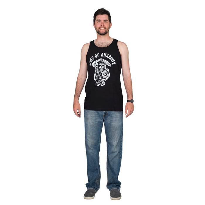 SOA Adult Classic Logo Tank Top Halloween Cosplay Costume T-Shirt - TVStoreOnline