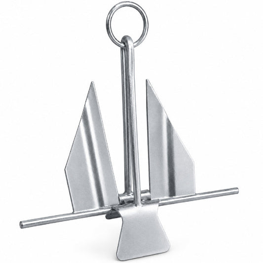 12 lb Slip-Ring Fluke Anchor - Hot-Dipped Galvanized Steel