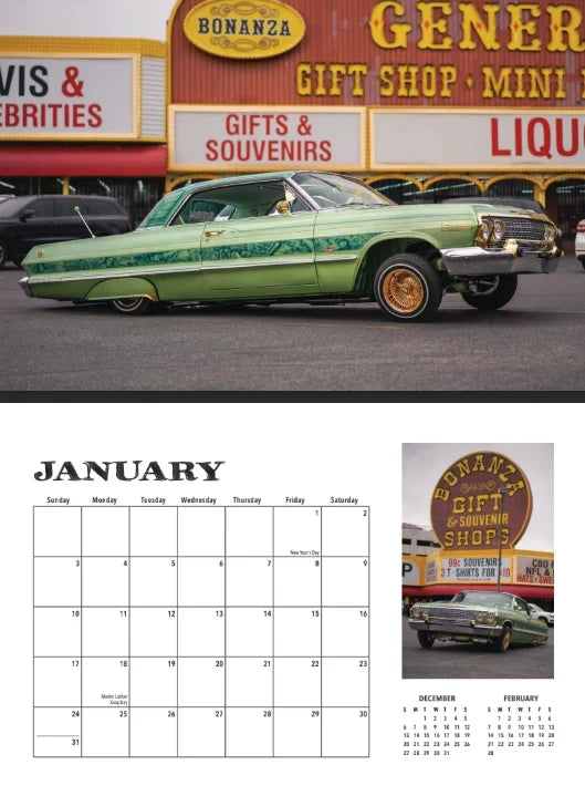**2027 LOW & SLOW DELUXE WALL CALENDAR