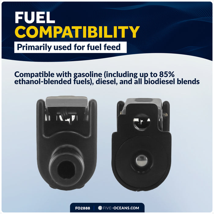 3/8" Fuel Connector for Yamaha Outboard Motors - FO2888 - Five Oceans