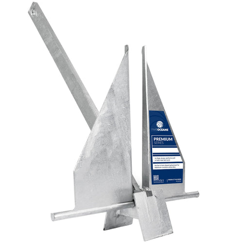 4 Lb. Fluke Anchor, Galvanized Steel - FO3939 - Five Oceans