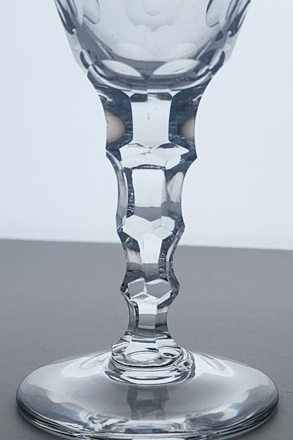 4 piece Duncan Miller Cut glass Splendor tall sherbet Crystal  Made in USA