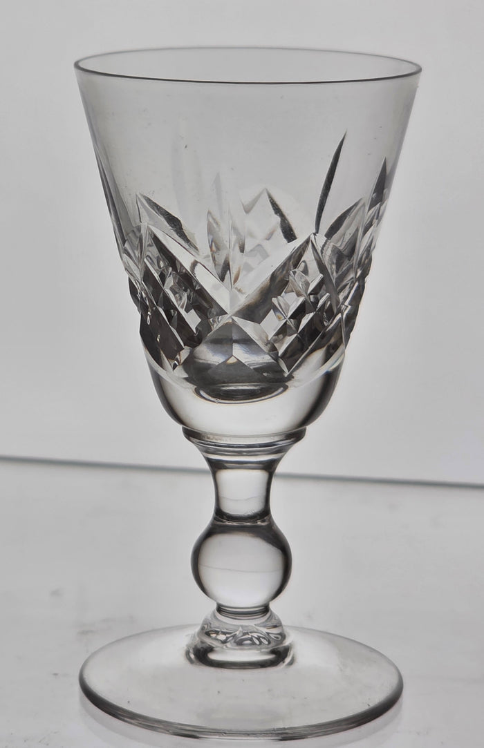4 Signed Hand Cut Glass Liquor Glengarry Cambridge Stuart