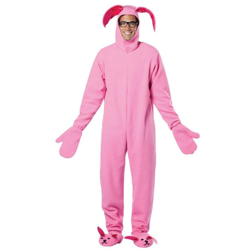 A Christmas Story Bunny Suit Pajama Gag Costume-tvso