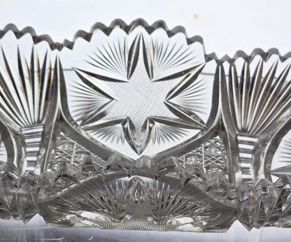 ABP Crystal Cut Glass celery star