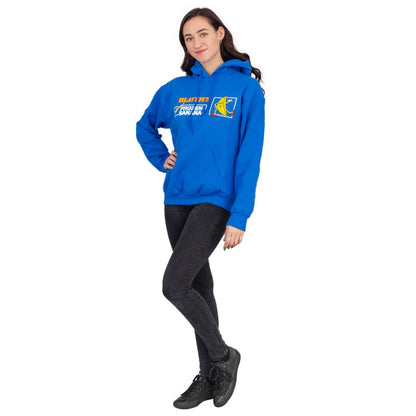 AD Bluth's Frozen Banana Adult Unisex Blue Hooded Sweatshirt - TVStoreOnline
