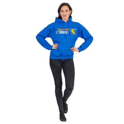 AD Bluth's Frozen Banana Adult Unisex Blue Hooded Sweatshirt - TVStoreOnline
