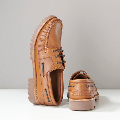 Admiral Deck Shoe - Tan