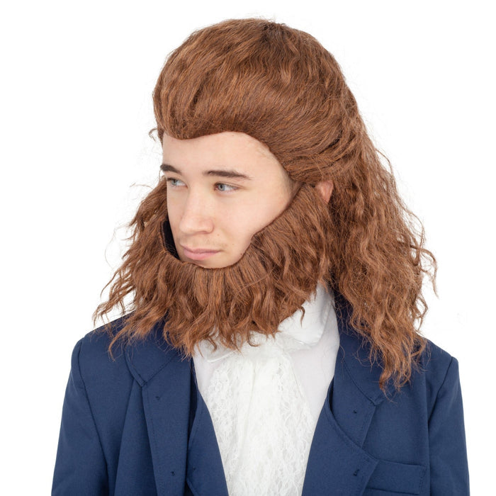 Adult Beast Movie Halloween Cosplay Costume Wig and Beard Set - TVStoreOnline