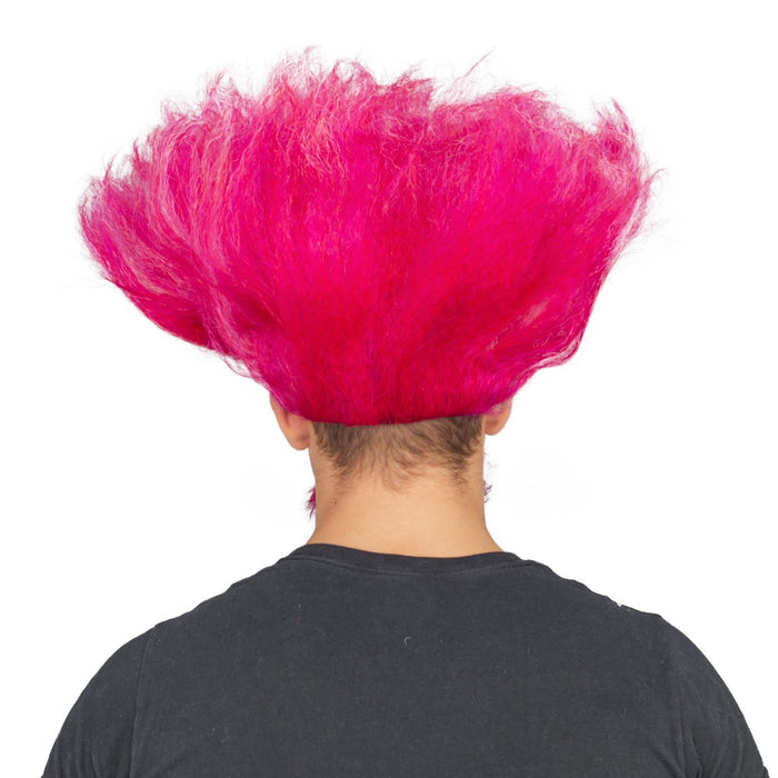 Adult Deluxe King Troll Pink Wig and Mustache Halloween Cosplay Costume Kit - TVStoreOnline