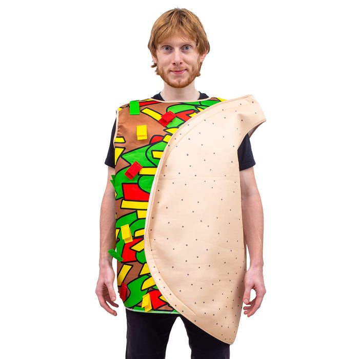 Adult Food 3D Sandwich Spicy Chicken Pizza Taco Burger Halloween Costume Cosplay