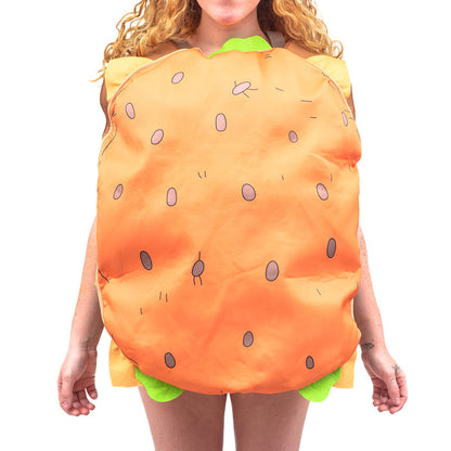 Adult Food 3D Sandwich Spicy Chicken Pizza Taco Burger Halloween Costume Cosplay