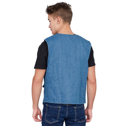 Adult Halloween Costume Uncle Rico Jeans Vest