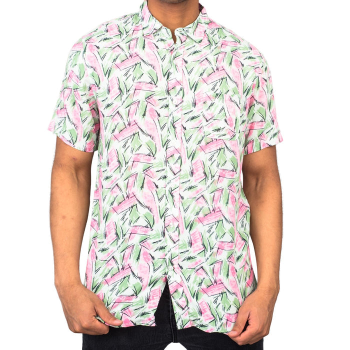 Adult Halloween Tropical Hopper Costume Cosplay Hawaiian Button Down Shirt - TVStoreOnline