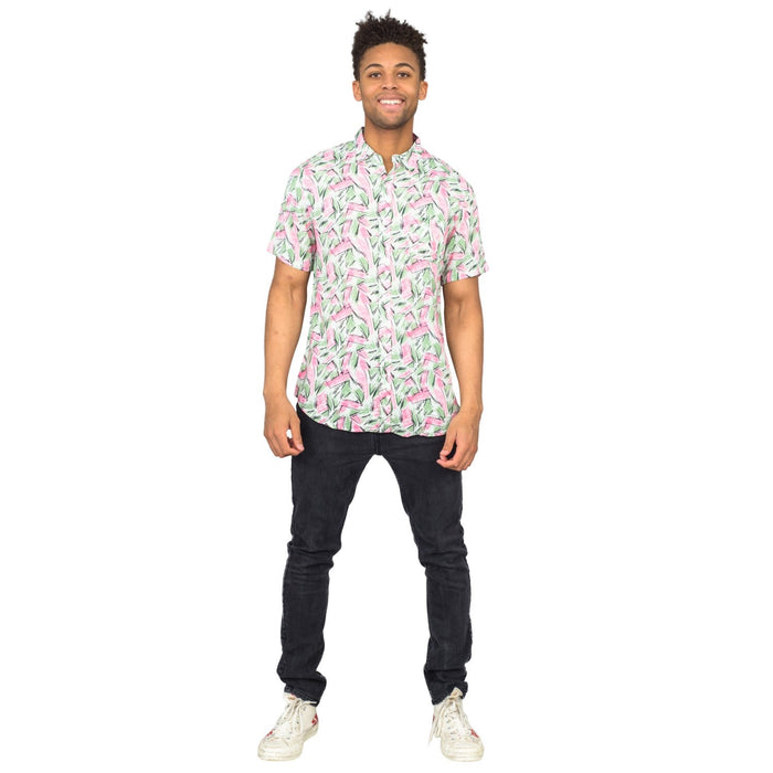 Adult Halloween Tropical Hopper Costume Cosplay Hawaiian Button Down Shirt - TVStoreOnline