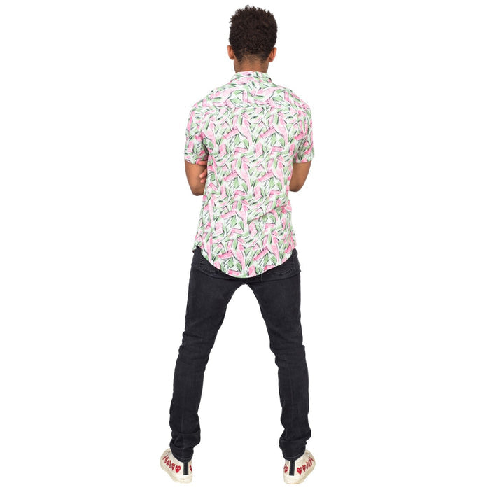Adult Halloween Tropical Hopper Costume Cosplay Hawaiian Button Down Shirt - TVStoreOnline