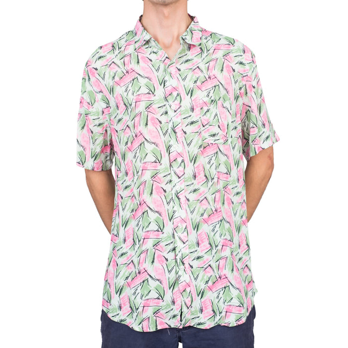 Adult Halloween Tropical Hopper Costume Cosplay Hawaiian Button Down Shirt - TVStoreOnline
