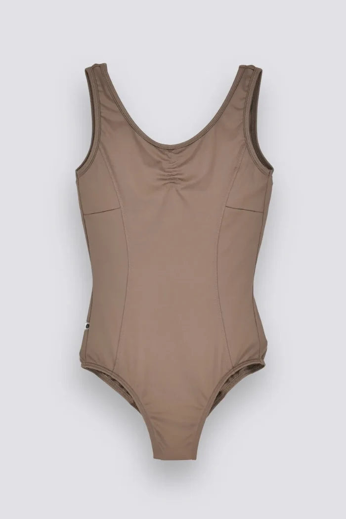 AK Dancewear Cayla Tank Leotard, Taupe 2601