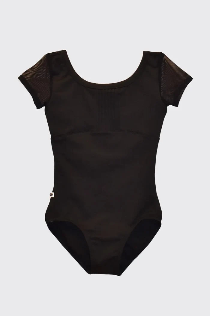 AK Dancewear Cory Cap Sleeve Leotard, Black 1200