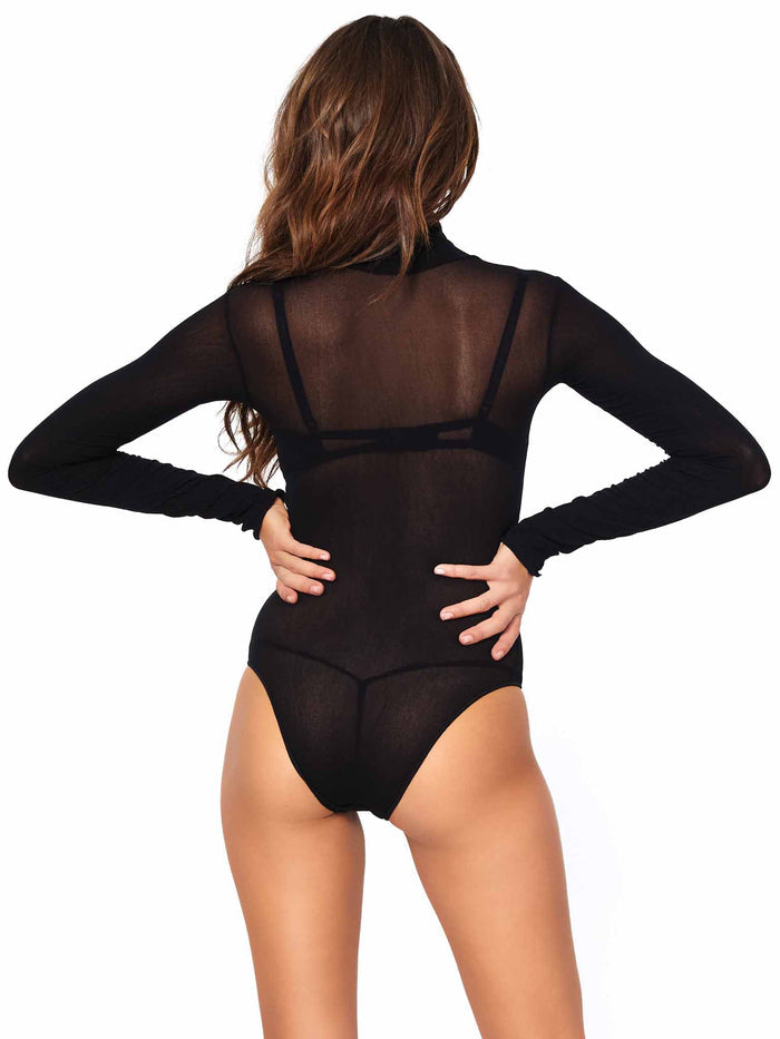 model showing back